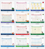 2025-2026 House of Doolittle Seasonal/Holiday 22" x 17" Academic Monthly Desk Pad Calendar (1395-26)