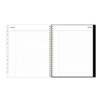 Planning Calendar BS Baccara Dark Poly CYO 8x10 RY26 Monthly Safety Wirebound -