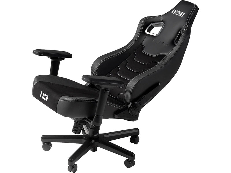Next Level Racing Elite PU Leather/Suede Fabric Ergonomic Racing Gaming Chair, Black (NLR-G005)