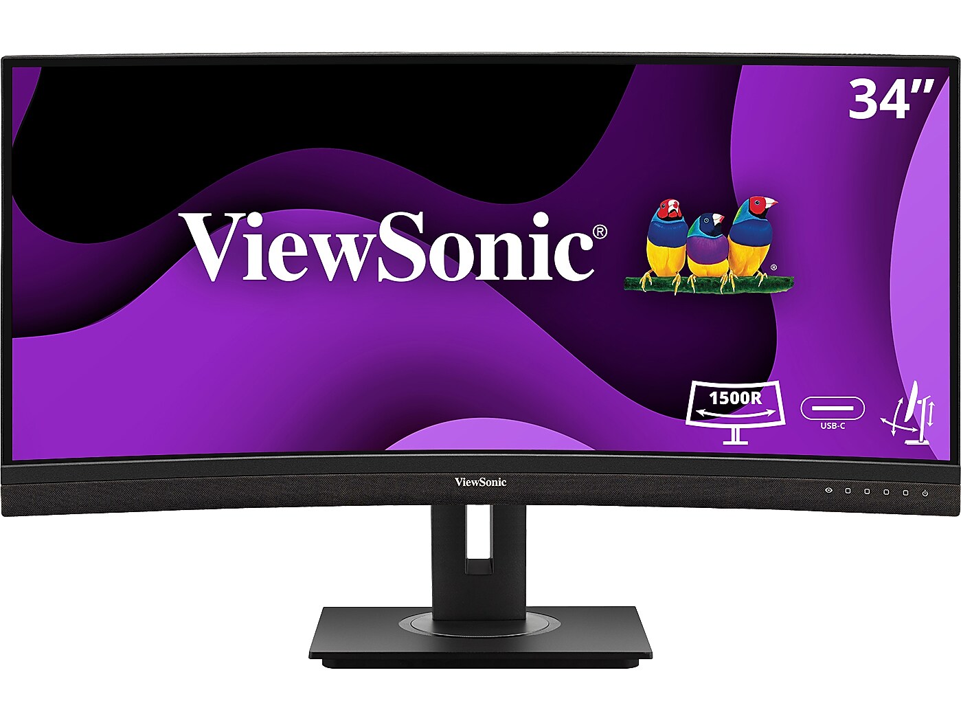 ViewSonic Ergonomic 34" Curved 100Hz LED Monitor, Black (VG3456C)