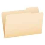 Pendaflex File Folder, 1-Tab, Left Position, Legal Size, Manila, 100/Box (753 1/3-1)
