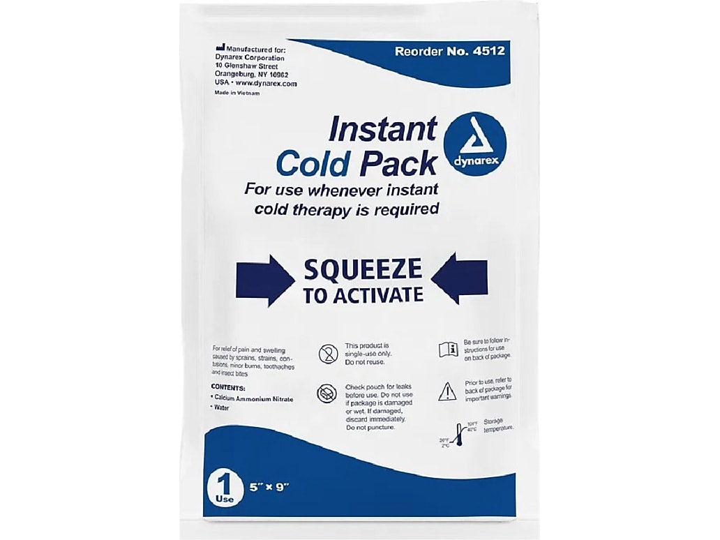 Dynarex All-Purpose Cold Pack, 5" x 9", 24/Carton (4512)