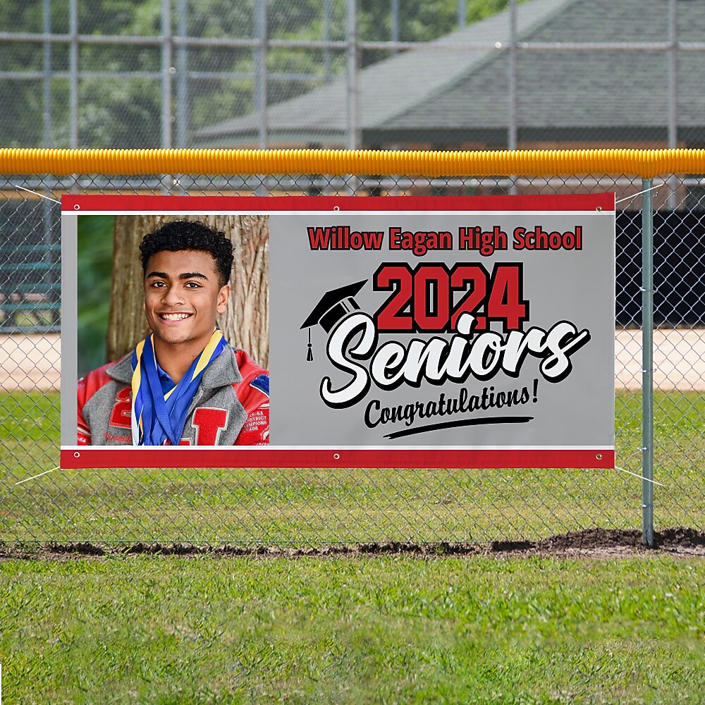 Custom Full Color Gloss Outdoor Banner, 3 x 6