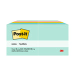 Post-it Notes, 3" x 3", Beachside Café Collection, 100 Sheet/Pad, 12 Pads/Pack (654AST)