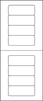 Avery Mini-Sheets Laser/Inkjet Address Labels, 1" x 2-5/8", White, 200 Labels/Pack (2160)