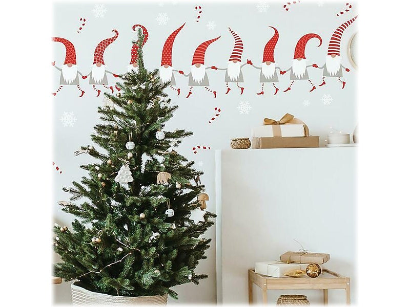 RoomMates Gnomes Traditional Wall Decal Set, Holiday (RMK5006SCS)