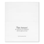 "Golden Fireworks" Anniversary Card w/ Unlined White Envelope, 50/BX