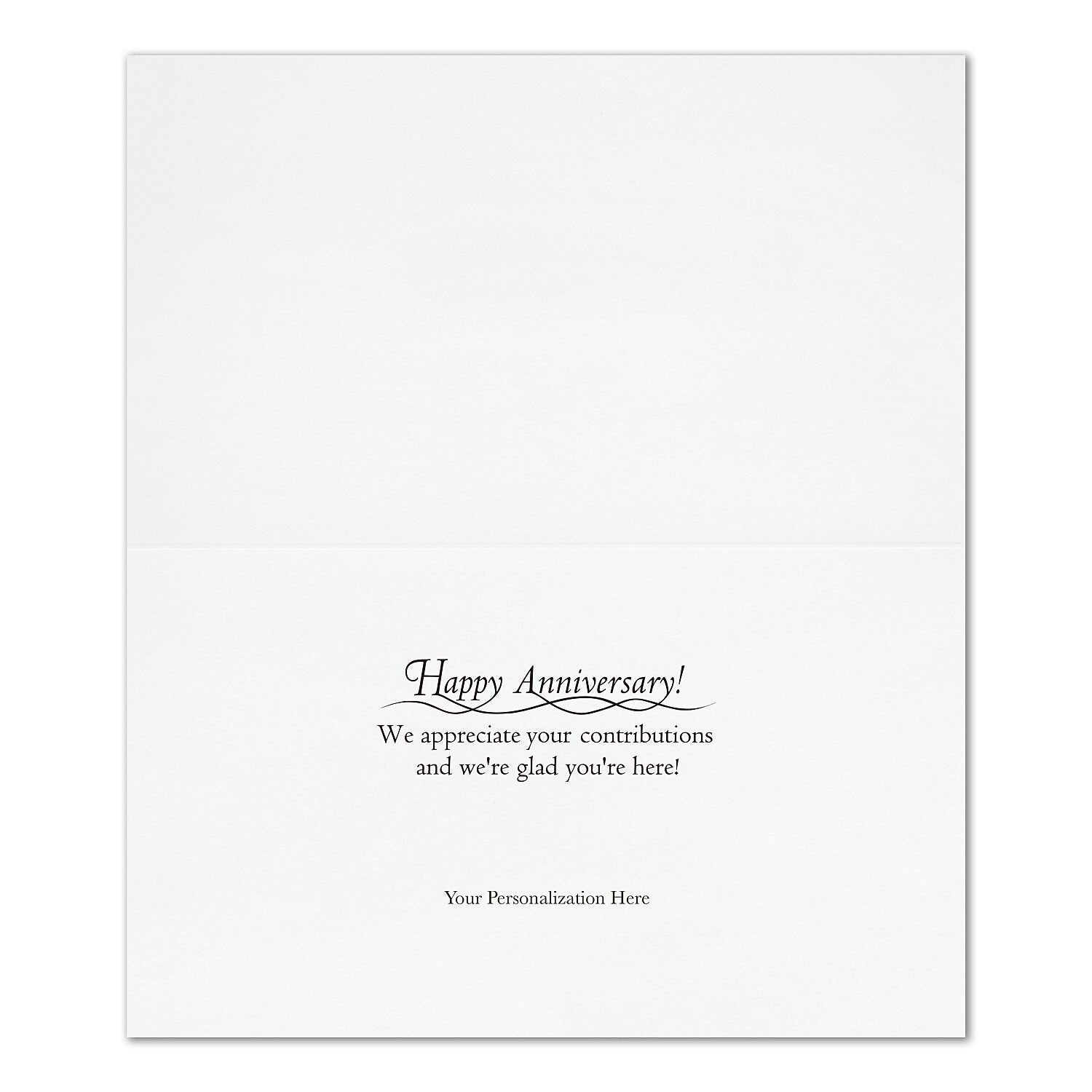 "Golden Fireworks" Anniversary Card w/ Unlined White Envelope, 25/BX