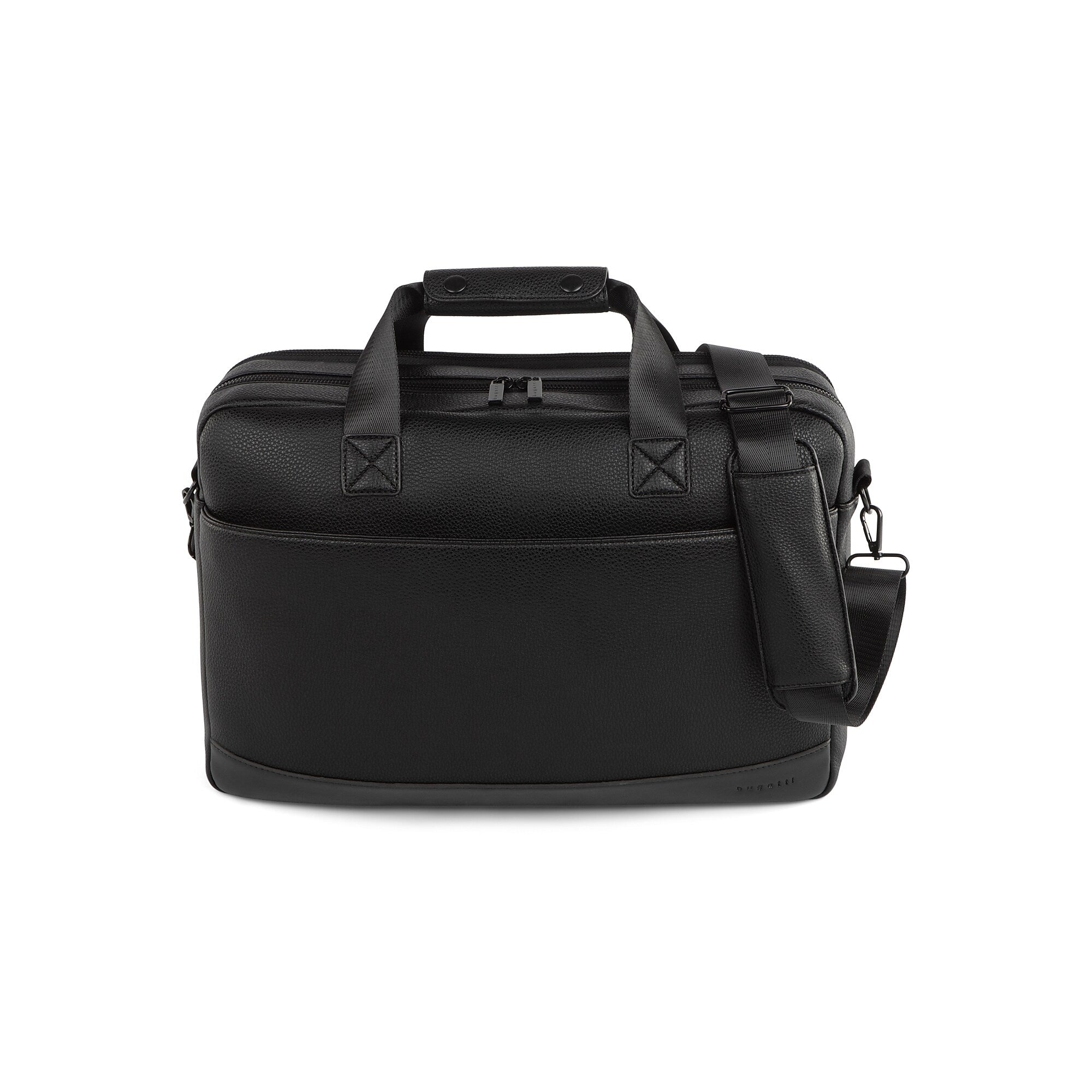 Bugatti Central Briefcase, Laptop Compatible, Black (EXB2436BU-BLK)