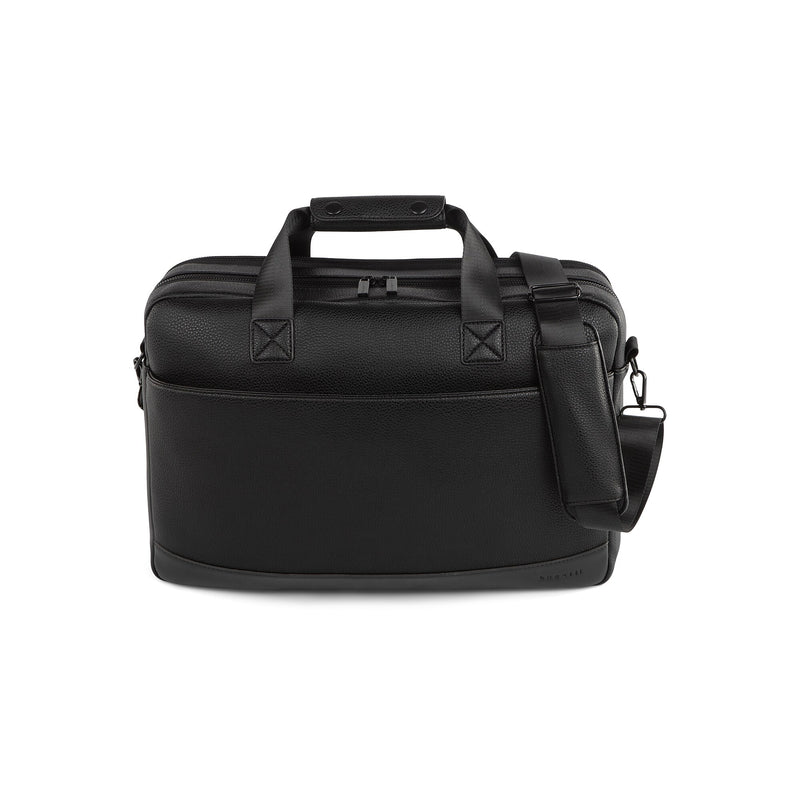 Bugatti Central Briefcase, Laptop Compatible, Black (EXB2436BU-BLK)