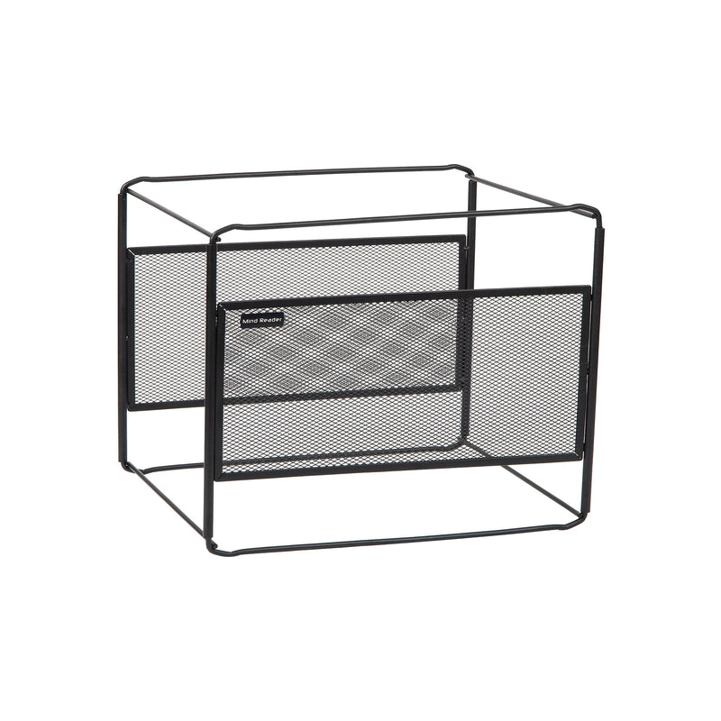 Mind Reader Metal File Organizer, Black (BOXFILE-BLK)