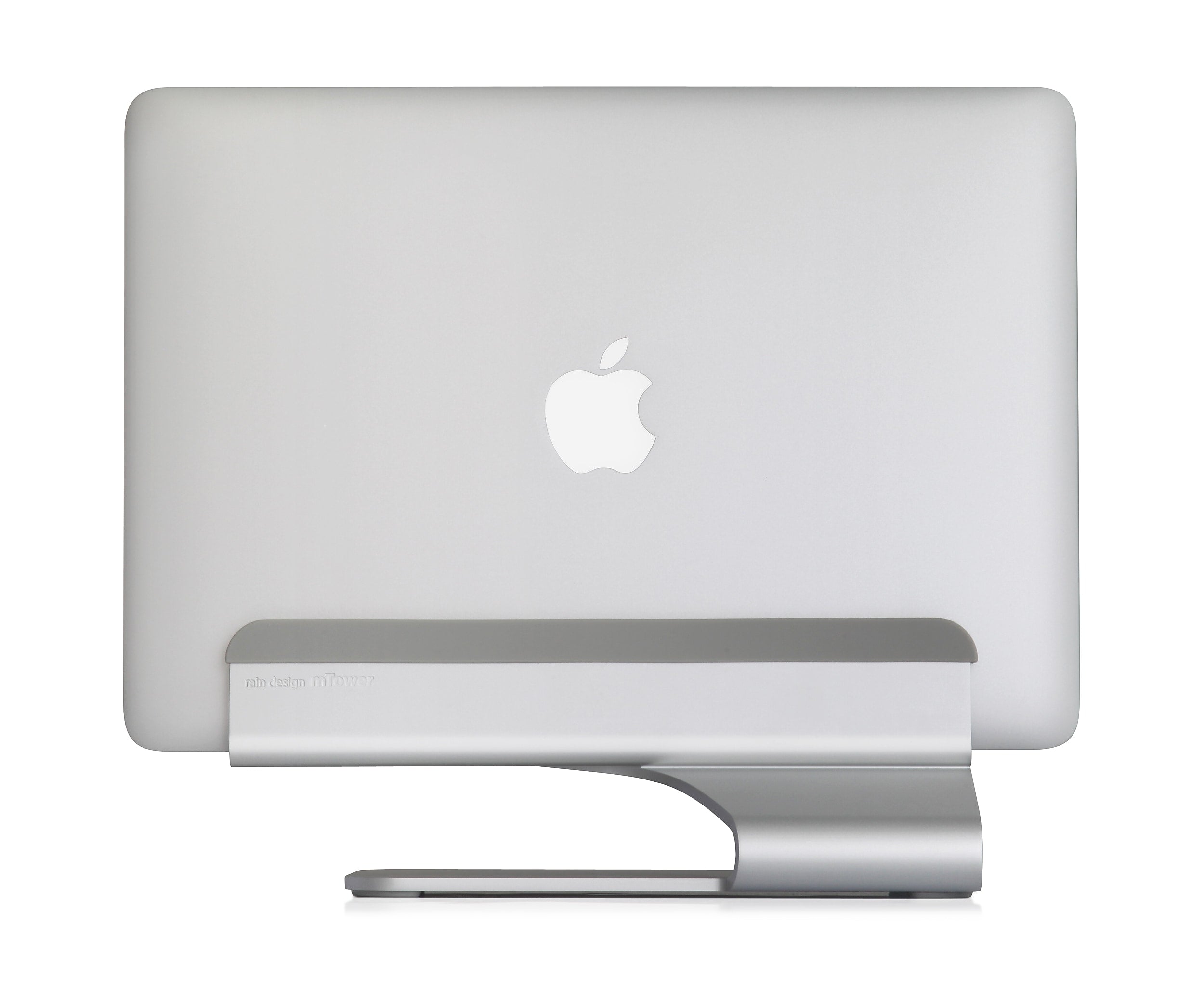 Rain Design mTower 4.5"W x 9.8"D Aluminum Vertical Laptop Stand, Silver (10037)