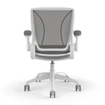 Humanscale Diffrient World Ergonomic Mesh Swivel Task Chair, White/Black (W11BN10N10SHNSC)