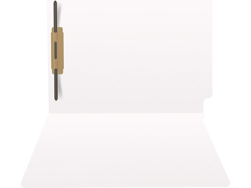 Medical Arts Press Heavy Duty End Tab File Folder, Straight-Cut, Letter Size, White, 40/Box (S-09461-WHT)