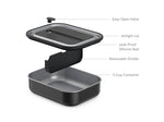 Bentgo MicroSteel Lunch Box, Carbon Black, 41 oz. (BGSTLCH-CB)