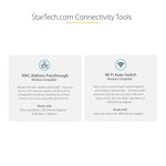 StarTech USB-C to Ethernet Adapter, 10/100/1000 Mbps, Gigabit Network Adaptr, ASIX AX88179A, 1ft/30cm Cable, Windows/macOS/Linux