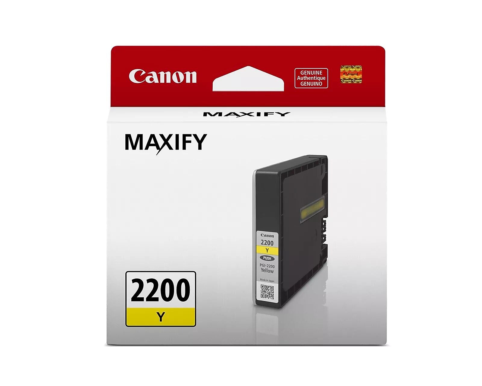 Canon 2200 Yellow Standard Yield Ink Cartridge (9306B001)