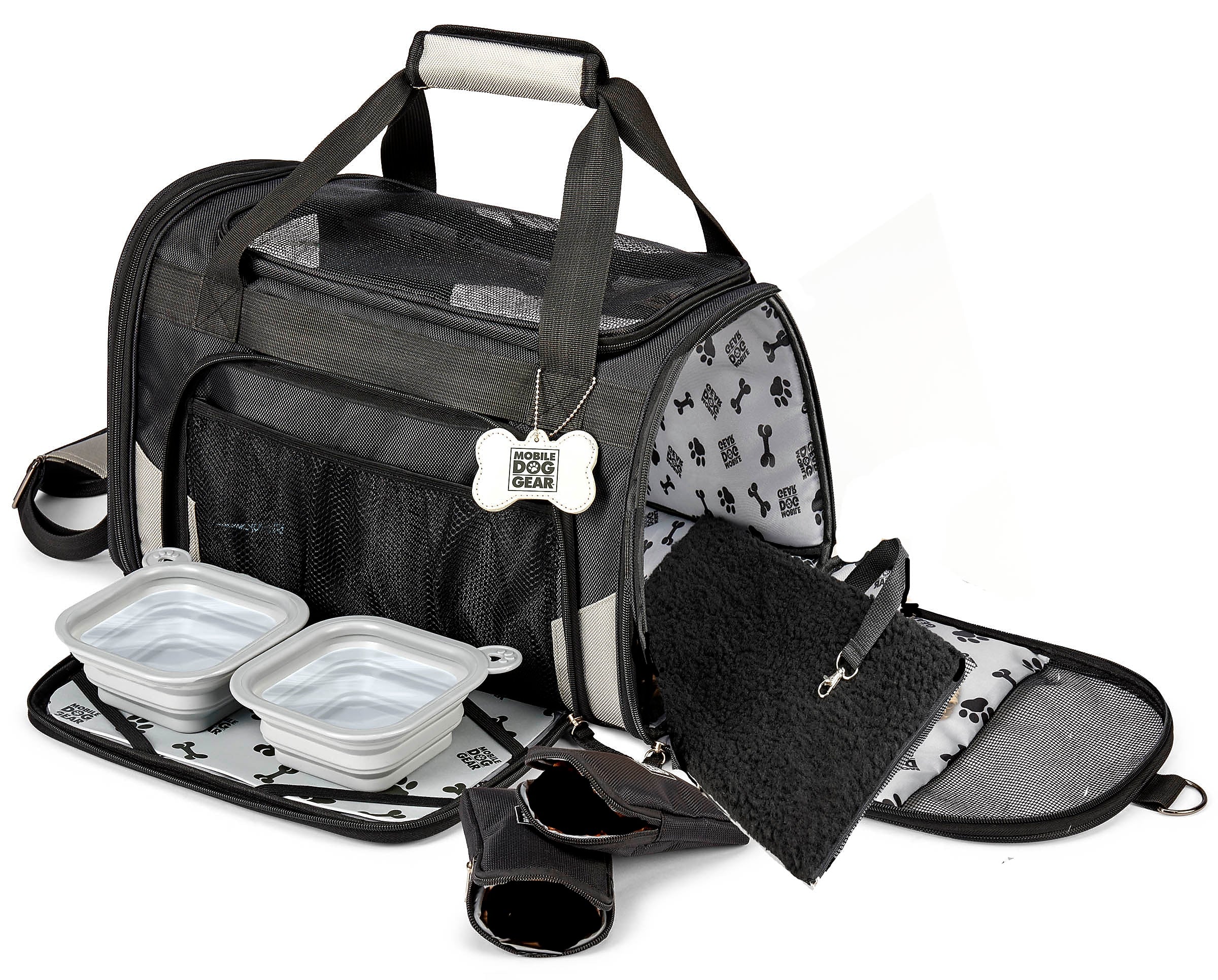 Mobile Dog Gear Pet Carrier Plus, Black (MDG100-1)