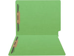 Medical Arts Press Heavy-Duty End Tab File Folder, Straight Cut, Letter-Size, Green, 40/Box (S-09459-GRN)