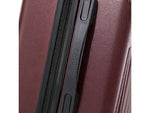 InUSA Drip 24" Hardside Suitcase, 4-Wheeled Spinner, TSA Checkpoint Friendly, Wine (IUDRI00M-WIN)