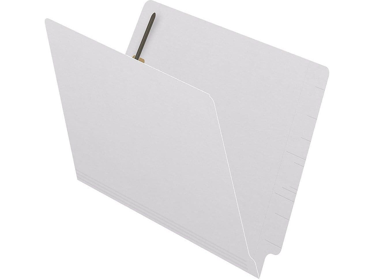 Medical Arts Press Reinforced End Tab File Folder, Straight Cut, Letter-Size, White, 50/Box (S-01601-WHT)