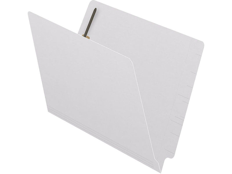 Medical Arts Press Reinforced End Tab File Folder, Straight Cut, Letter-Size, White, 50/Box (S-01601-WHT)