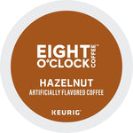 Eight O'Clock Hazelnut Coffee Keurig® K-Cup® Pods, Medium Roast, 96/Carton (64060)