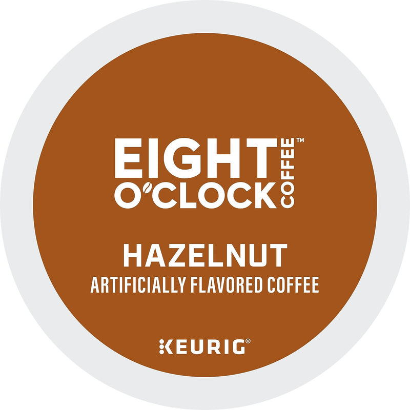 Eight O'Clock Hazelnut Coffee Keurig® K-Cup® Pods, Medium Roast, 96/Carton (64060)