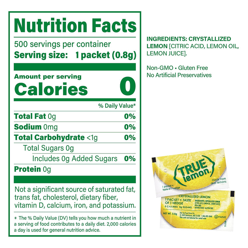 True Lime and True Lemon Variety Pack, 1000/Pack (600-04095)