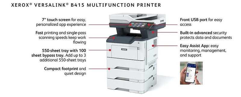 Xerox VersaLink B415/DN Multifunction Printer Laser Printer (B415/DN)