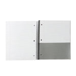 C-Line 3-Subject Notebooks, Wide Ruled, 120 Sheets, Assorted Colors, 3/Bundle (CLI22046-3)