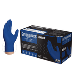 Gloveworks Powder Free Nitrile Industrial Gloves, XL, Royal Blue, 100 Gloves/Box, 10 Boxes/Carton (AXCGWRBN48100)