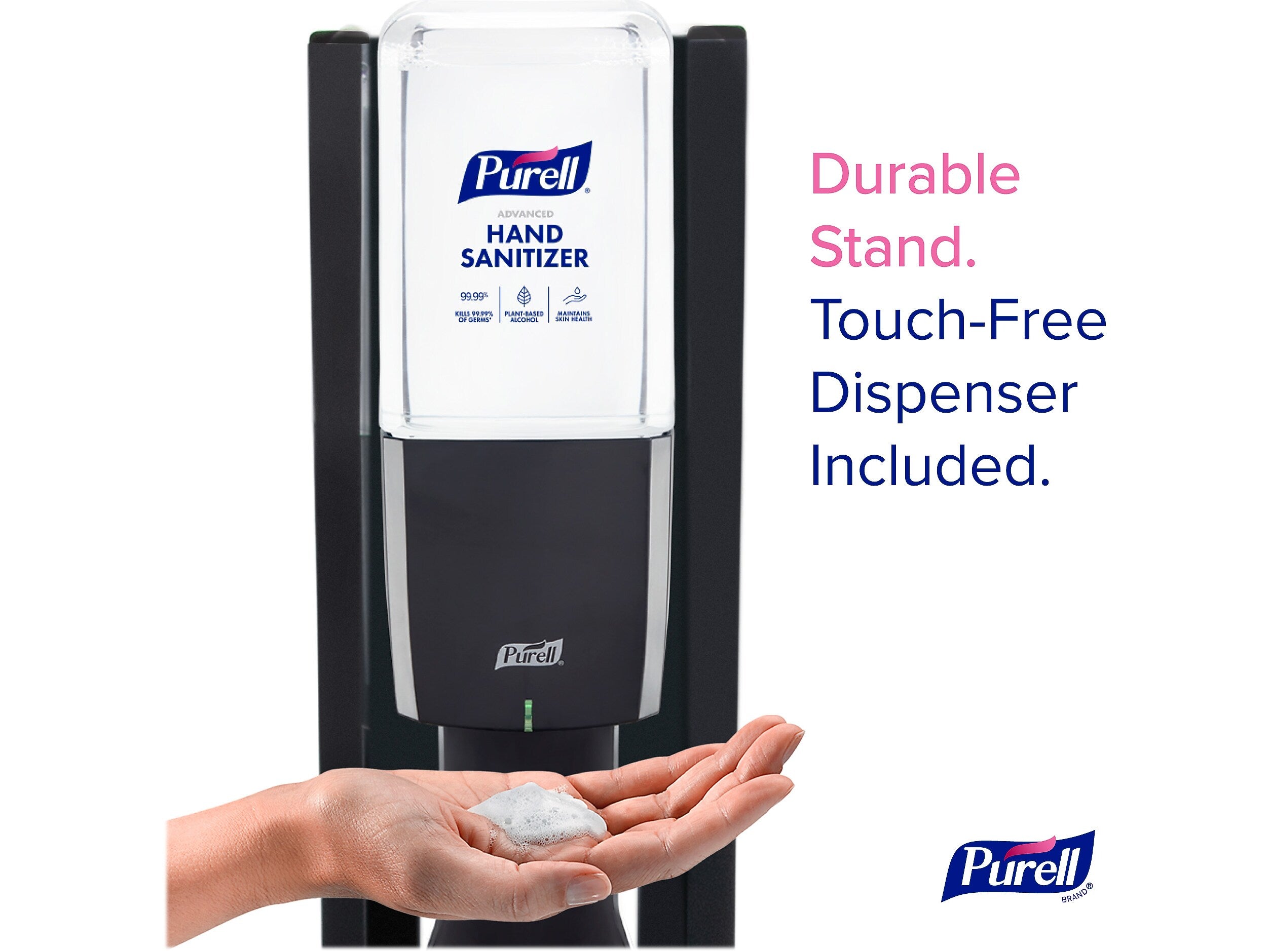 PURELL ES10 Automatic Floor Stand Hand Sanitizer Dispenser, Graphite (8214-DS)