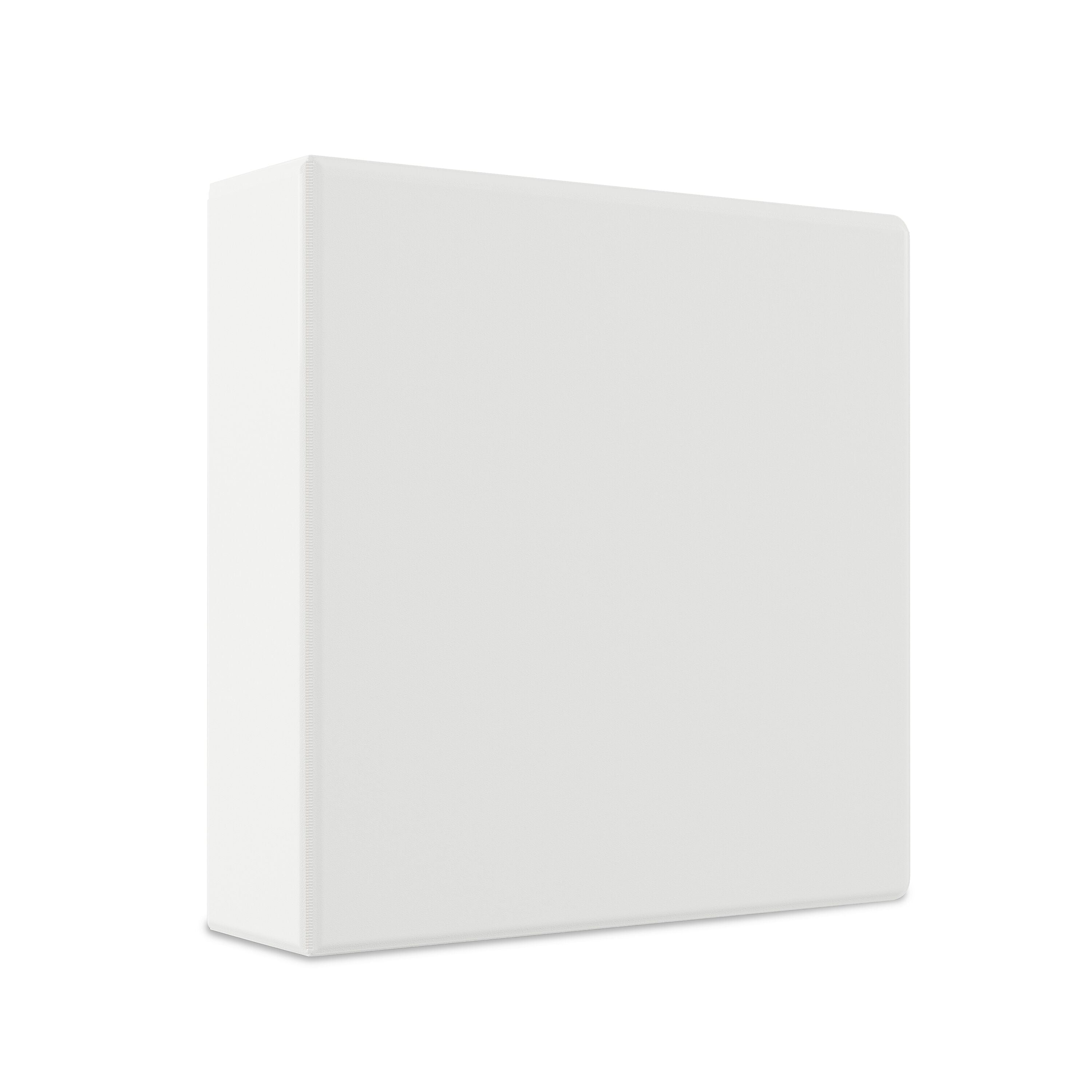 Staples 3" 3-Ring View Binders, White, 6/Pack (23743/21691)