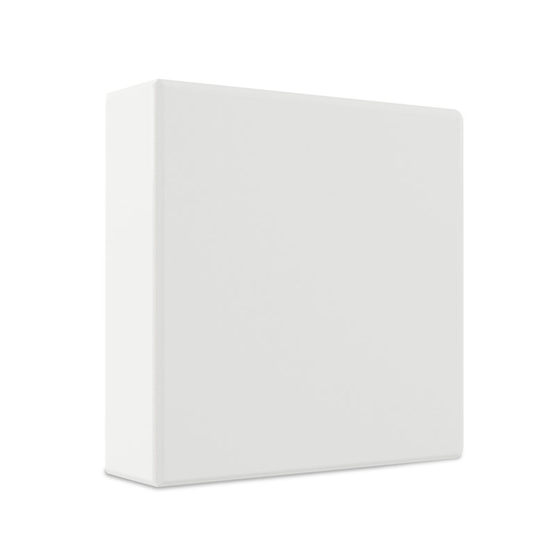 Staples 3" 3-Ring View Binders, White, 6/Pack (23743/21691)