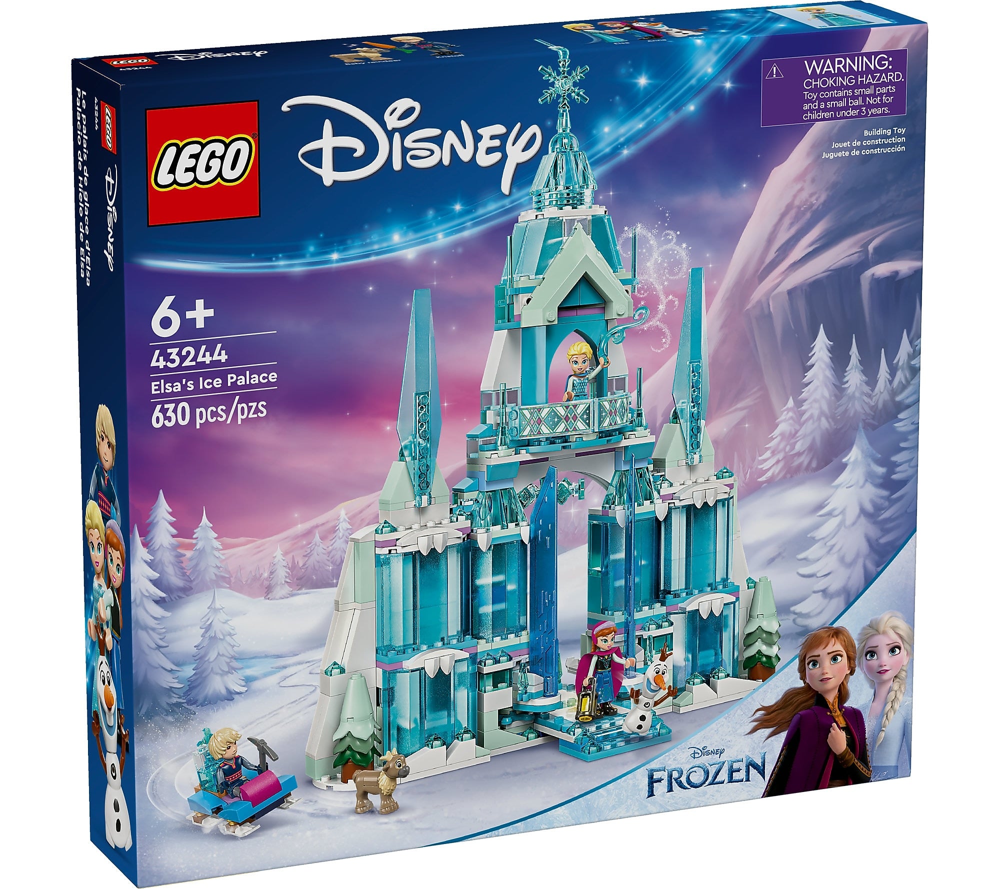 LEGO Disney Princess Elsas Ice Palace, 630 Pieces (43244)