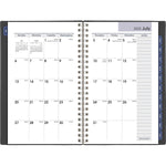 2025-2026 AT-A-GLANCE DayMinder 5" x 8" Academic Year Weekly & Monthly Planner, Plastic Cover, Charcoal (AYC200-45-26)