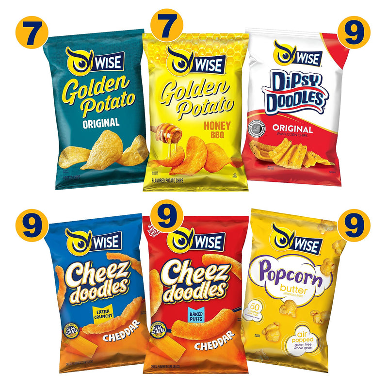 Wise Grab & Snack Variety Pack, 50 Bags/Pack (220-02063)
