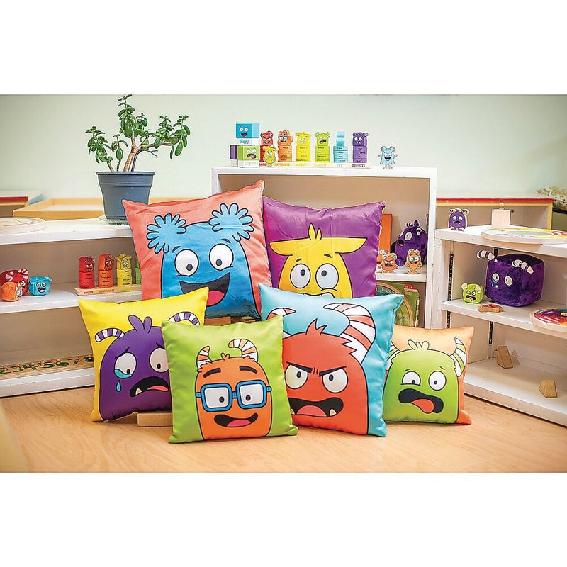 Open the Joy Social Emotional Learning Bundle Emotion Pillows, Assorted Colors, 6/Set (LR4674)