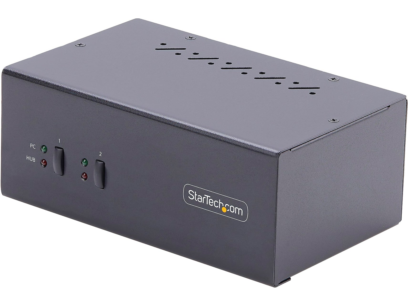 StarTech P2DD46A2-KVM-SWITCH USB DisplayPort 2-Port Dual-Monitor KVM Switch