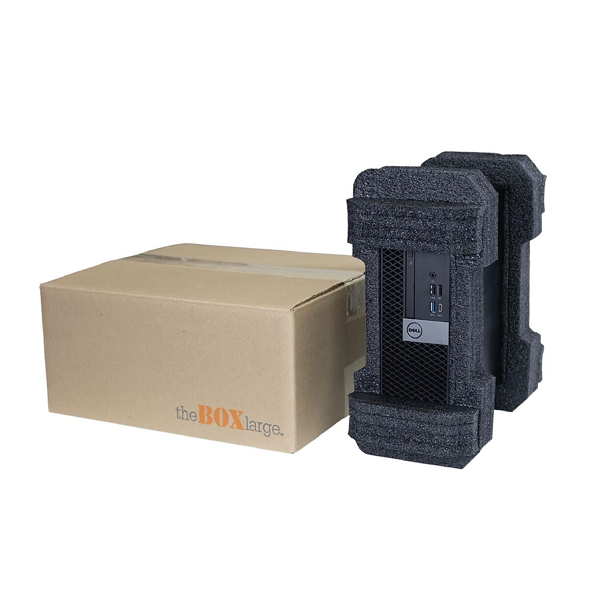 16.5" x 16" x 8" Heavy Duty Desktop Small Form Factor Shipping Box (E05480)