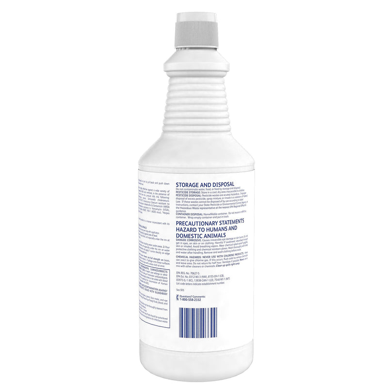Crew Clinging Toilet Bowl Cleaner, Floral Scent, 32 oz., 12/Carton (04578)