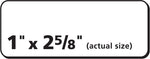 PRES-a-ply Laser/Inkjet Address Labels, 1" x 2-5/8", White, 3,000 Labels/Box (30600)