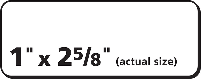 PRES-a-ply Laser/Inkjet Address Labels, 1" x 2-5/8", White, 3,000 Labels/Box (30600)