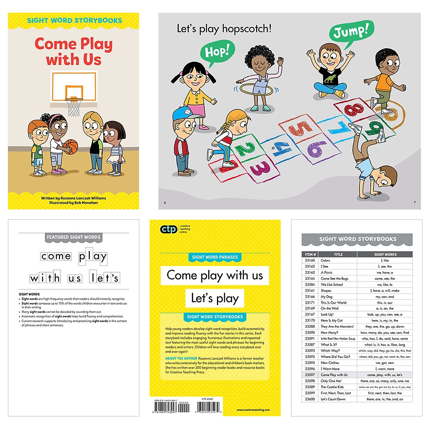 Creative Teaching Sight Word Storybooks Picture Book Set 4, 6 Books/Set
