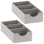 Household Essentials Organizer Tray, 3 Compartments, 2/Pack (7474-1)