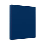 Staples 1 1/2" 3-Ring Non-View Binder, Navy (ST26580-CC)