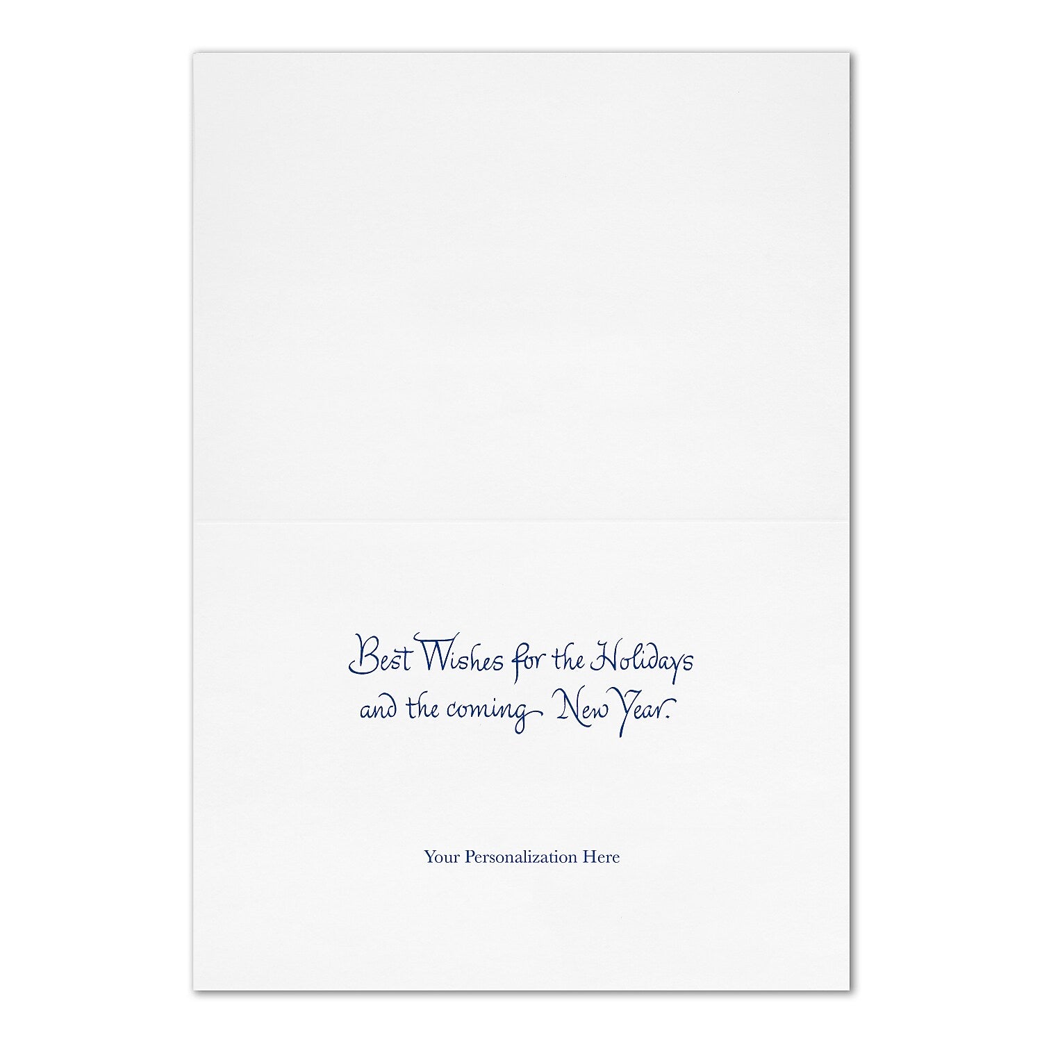 "Glistening Trees" Holiday Card w/ Silver Lined White Envelope, 400/BX