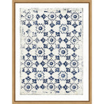 Amanti Art Navy Geo III by Aimee Wilson Framed Canvas Wall Art Print, 18" x 24" (A42674833697)