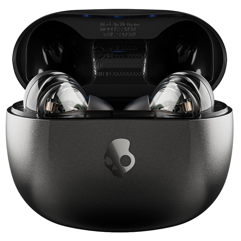 Skullcandy Rail True Wireless Active Noise Canceling Earbuds, Bluetooth, True Black (S2IPW-P740)